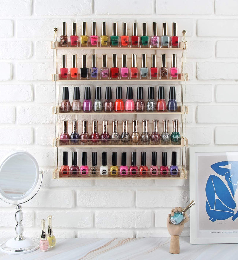DIY nail polish shelves | ...and then enjoy!