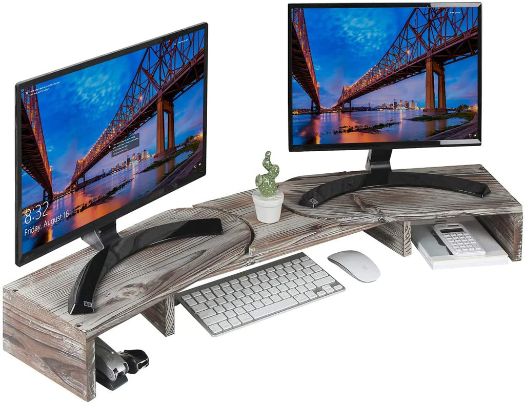 Rustic discount monitor stand