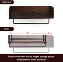 Floating Kitchen Shelf with Towel Bar