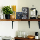 Rustic Plaque Box for Home Décor