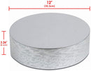Silver Cake Display Stand Tray -(12 inches)