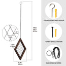 Diamond Frame Hanging Airplant Holder