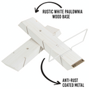 White Wall Mount Wine Rack Organizer for 9 Bottles