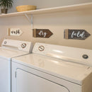 Set of 3 Laundry Room Décor Home Vintage Wall Art