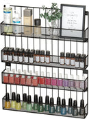 Set of 2 Wall Mount Spice Bottle Rack (2 Tier)