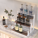 3 Tier 12 Syrup Bottle Storage Holder Rack (White)