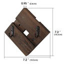 Set of 4- Rustic Wall Decorative Wooden Hangers