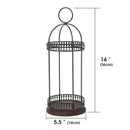 Decorative Metal LED Candle Lantern (Cage Shape)