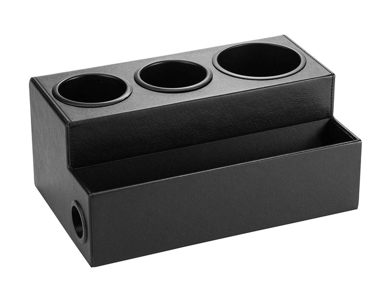 Hair Dryer and Styling Product Tool Holder Organizer with 4 Comparments (Black)