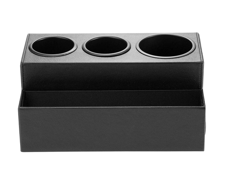 Hair Dryer and Styling Product Tool Holder Organizer with 4 Comparments (Black)