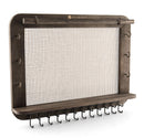 Wall Mounted Rustic Jewelry Hanger with 29 Hooks & Rod