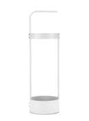 White Steel Umbrella Holder Stand for Entryway
