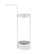 White Steel Umbrella Holder Stand for Entryway