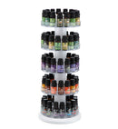 5 Tier Rotating Essential Oil Display Stand for 75 Bottles