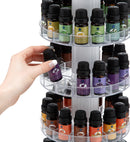 5 Tier Rotating Essential Oil Display Stand for 75 Bottles