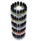 5 Tier Rotating Essential Oil Display Stand for 75 Bottles