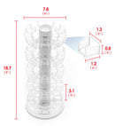 5 Tier Rotating Essential Oil Display Stand for 75 Bottles