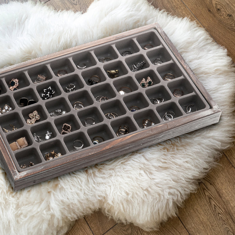 Necklace Storage Box Organizer with 11 Slots