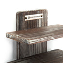 6 Tier Wall Mount Sunglasses Organizer with 2 Hooks