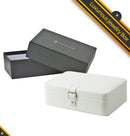 Leather Jewelry Organize Storage Box- Ivory
