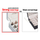 Leather Jewelry Organize Storage Box- Ivory