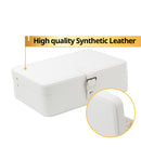 Leather Jewelry Organize Storage Box- Ivory