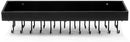 Hanging Jewelry Organizer with 23 Hooks and Shelf (Black)