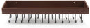 Hanging Jewelry Organizer with 23 Hooks and Shelf (Brown)