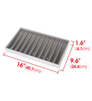 11 Necklace Comparments Stackable Synthetic Leather Jewelry Tray (White)
