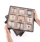Set of 3 Bracelet Watch Organizer with 27 Accessory Pillows