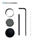 Black Steel Umbrella Holder Stand for Entryway