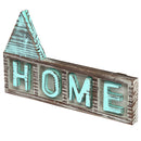 Rustic Home Décor Sign Teal Shelf