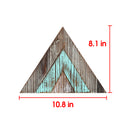 Set of 3 Rustic Wood Chevron Arrows Wall Décor