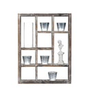 Multi-Slot Shelf Cube Display (9 Compartments)