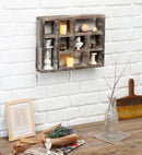 Multi-Slot Shelf Cube Display (9 Compartments)