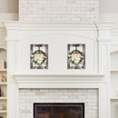 Set of 2 Rustic Wood Window Frame Wall Décor