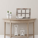 Set of 2 Rustic Wood Window Frame Wall Décor